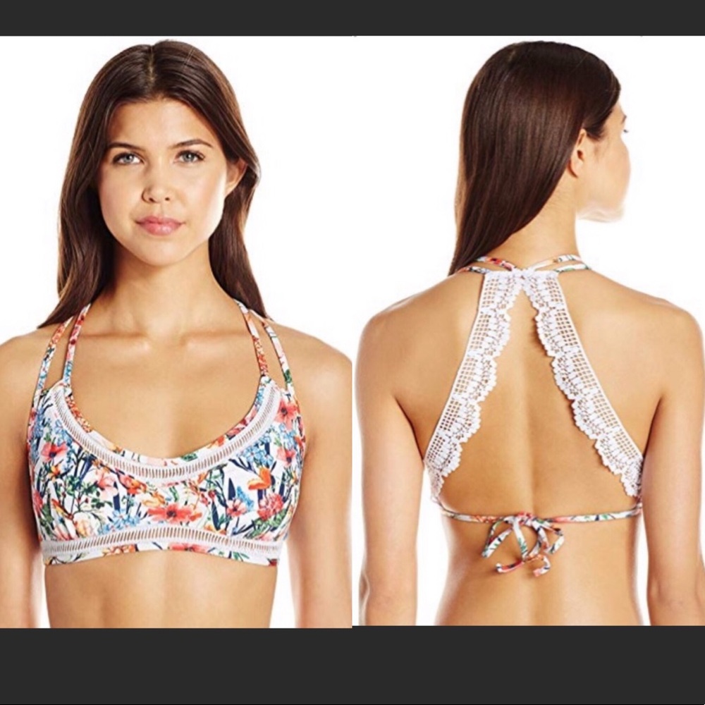 LUCKY BRAND 🍀 Lucky Garden Bralette Bikini Top